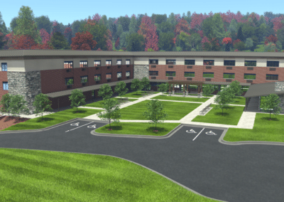 Forrest Hall Exterior Rendering