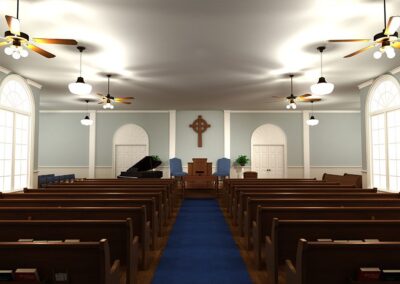 Nacoochee Presbyterian Interior Rendering